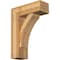 Ekena Millwork Thorton Block Rough Sawn Bracket w/ Offset Brace, Western Red Cedar, 8"W x 22"D x 30"H BKT0806X22X30THR05RWR - alternate 1